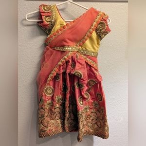 Toddler Indian dress (saree style)